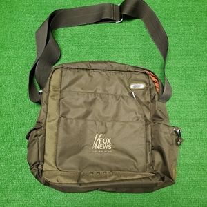 Tumi messenger bag with Fox News logo
